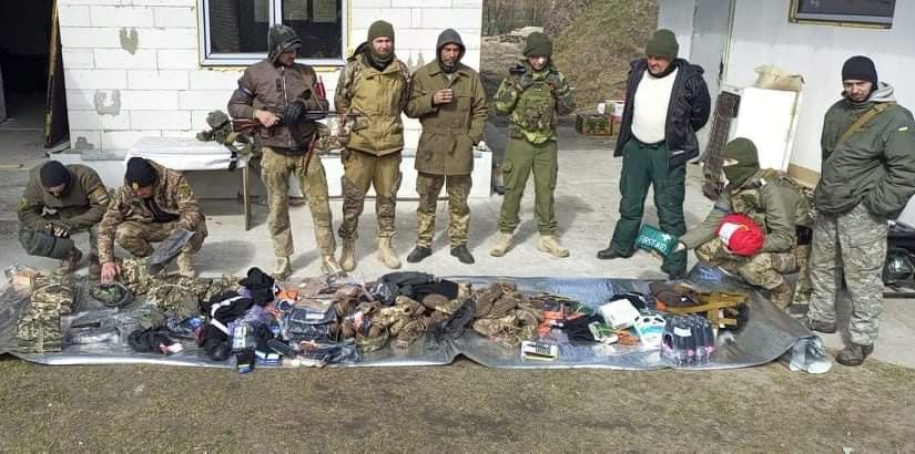 Сьогодні нашим гостинцям радіють в Добровольчому батальйоні ОУН.