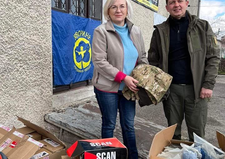«Яворина» отримала перший гуманітарний вантаж від польських приятелів.